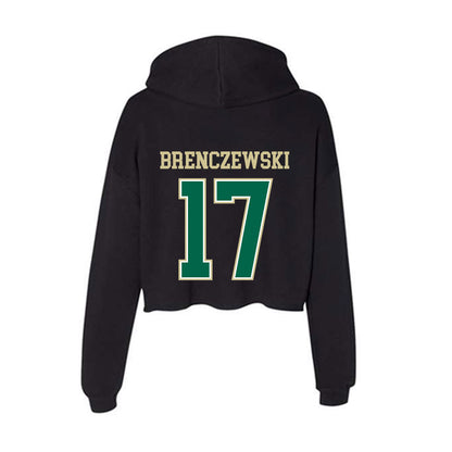USF - NCAA Baseball : Joey Brenczewski - Women's Crop Fleece Hoodie-1