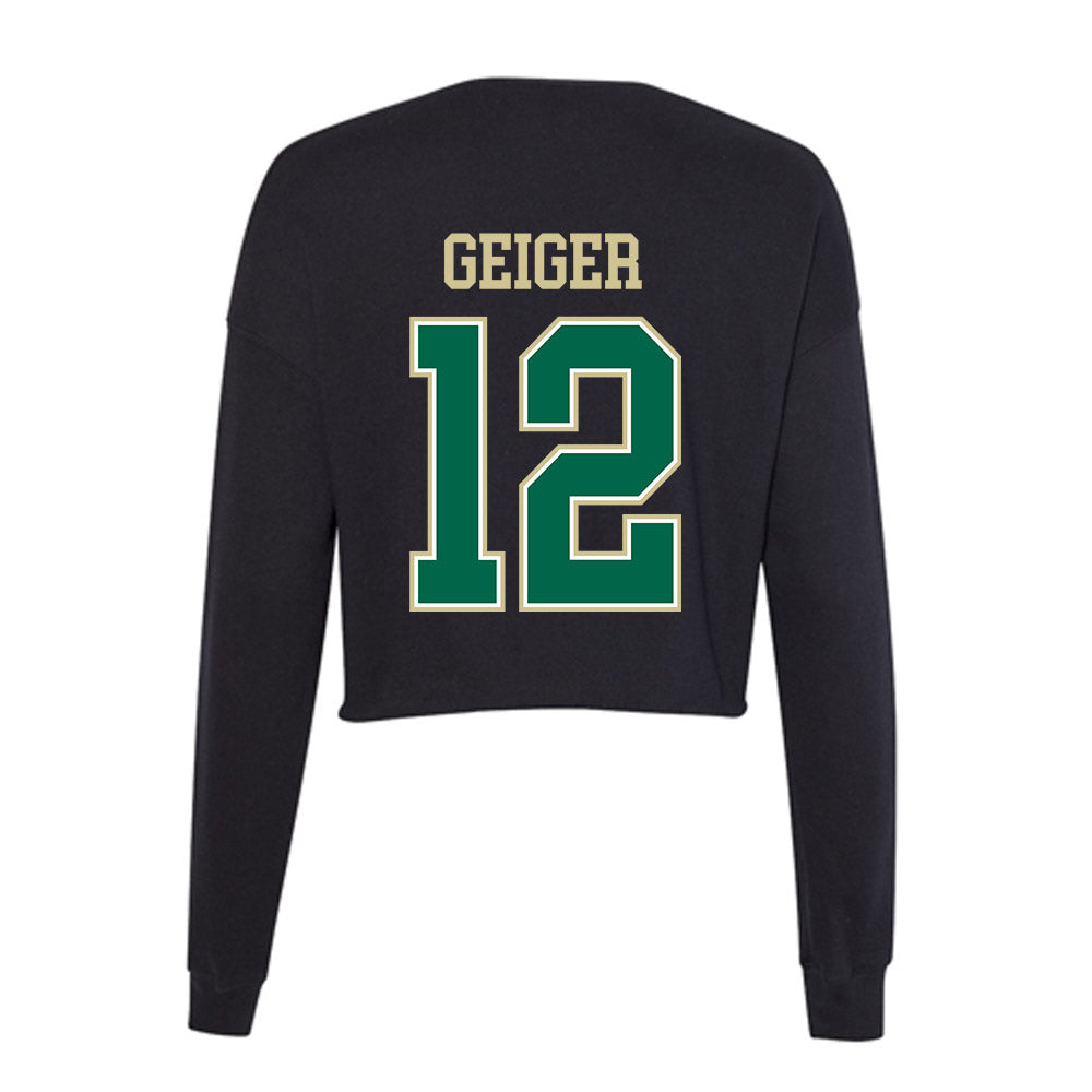 USF - NCAA Baseball : Jackson Geiger - Women's Cropped Crew Fleece-1