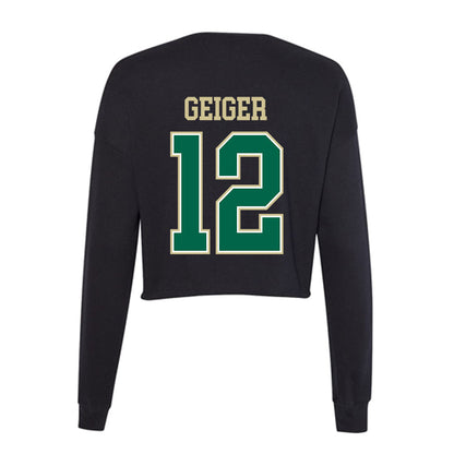 USF - NCAA Baseball : Jackson Geiger - Women's Cropped Crew Fleece-1