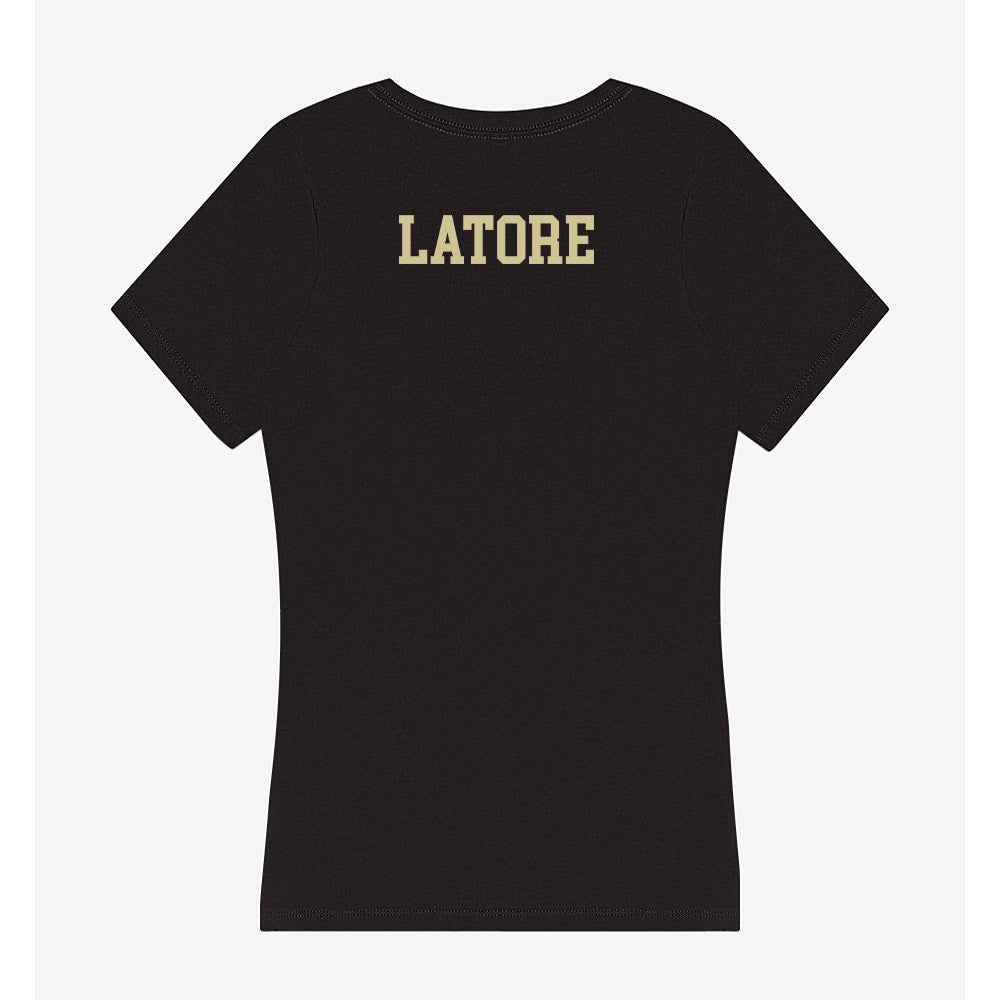 USF - NCAA Women's Track & Field : Alexia Latore - Women's V-Neck T-Shirt-1