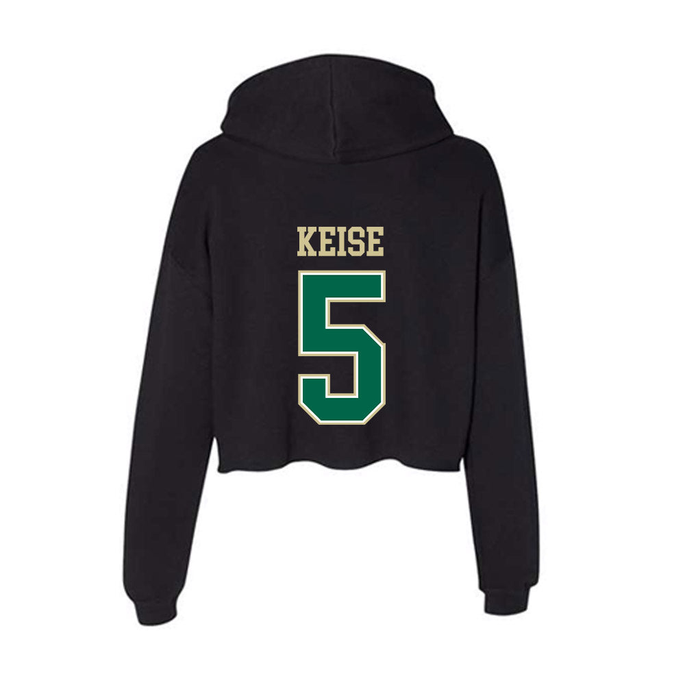 USF - NCAA Men's Soccer : Mikhail Keise - Women's Crop Fleece Hoodie-1