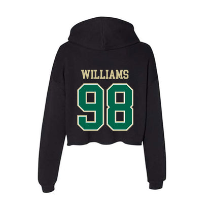USF - NCAA Football : Marcus Williams - Women's Crop Fleece Hoodie-1