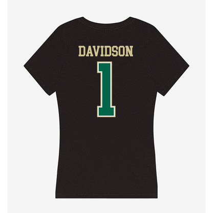 USF - NCAA Women's Basketball : Katie Davidson - Women's V-Neck T-Shirt-1