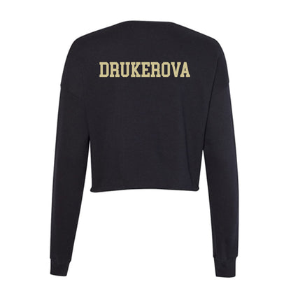 USF - NCAA Women's Tennis : Amelie Drukerova - Women's Cropped Crew Fleece-1
