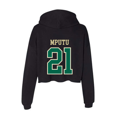 USF - NCAA Women's Basketball : Lor Mputu - Women's Crop Fleece Hoodie-1