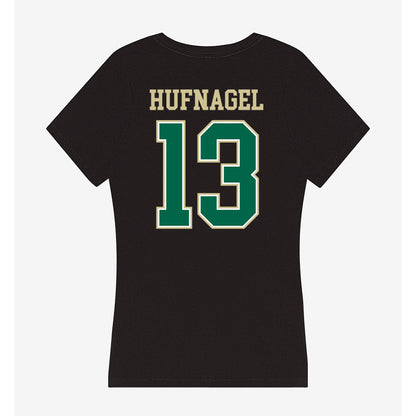 USF - NCAA Beach Volleyball : Lola Hufnagel - Women's V-Neck T-Shirt-1