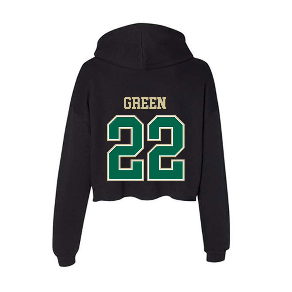 USF - NCAA Baseball : Jacob Green - Women's Crop Fleece Hoodie-1