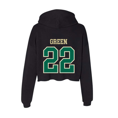 USF - NCAA Baseball : Jacob Green - Women's Crop Fleece Hoodie-1