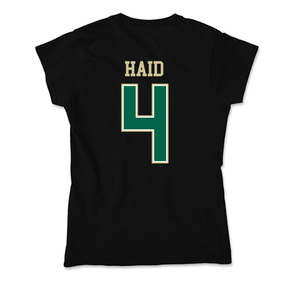 USF - NCAA Men's Basketball : Devin Haid - Soft Style Women’s T-Shirt-1