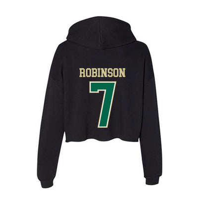 USF - NCAA Football : Sam Robinson - Women's Crop Fleece Hooded Sweatshirt-1