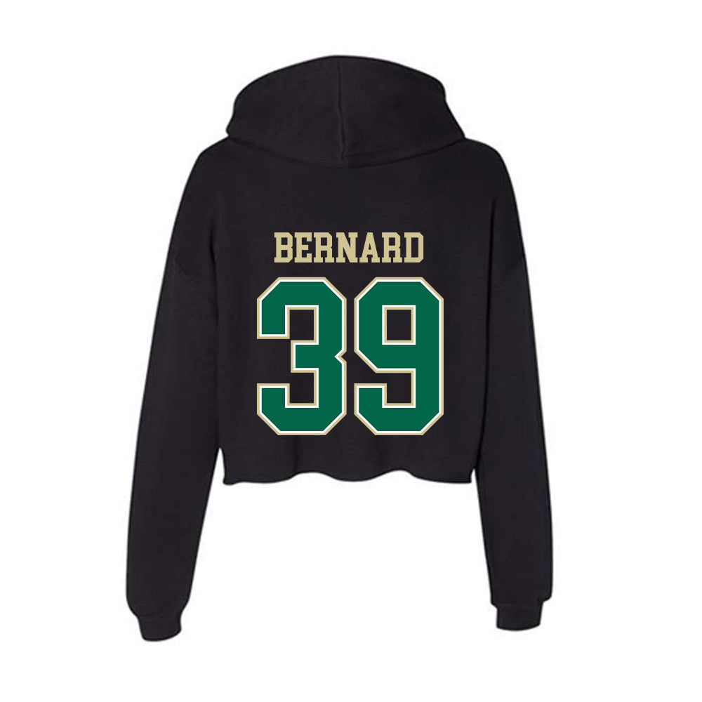 USF - NCAA Baseball : Nolan Bernard - Women's Crop Fleece Hoodie-1