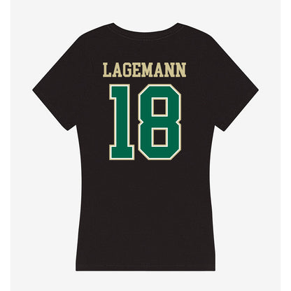 USF - NCAA Beach Volleyball : Abigail Lagemann - Women's V-Neck T-Shirt-1