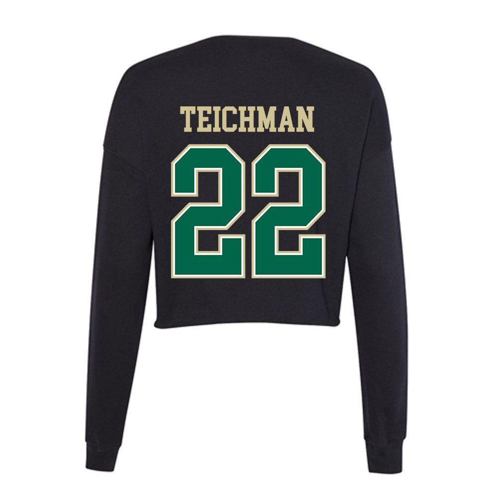 USF - NCAA Women's Basketball : Lee Teichman - Women's Cropped Crew Fleece-1