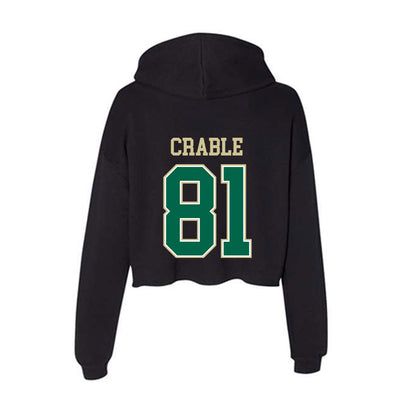 USF - NCAA Football : Tayte Crable - Women's Crop Fleece Hoodie-1