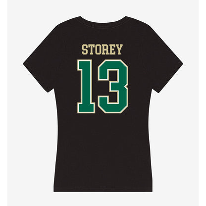 USF - NCAA Baseball : Easton Storey - Women's V-Neck T-Shirt-1