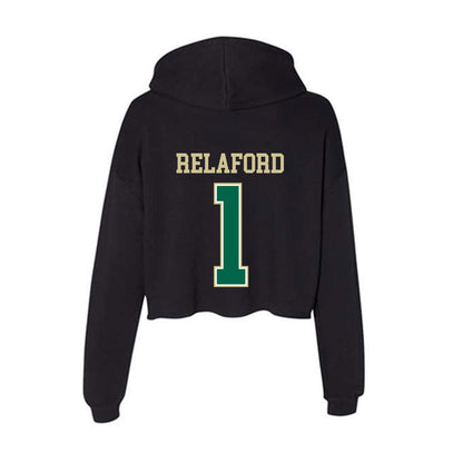 USF - NCAA Baseball : Jevin Relaford - Women's Crop Fleece Hoodie-1