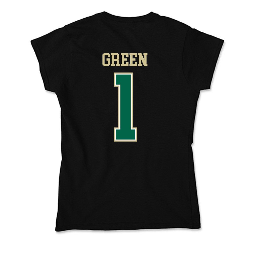USF - NCAA Men's Basketball : DeAnte Green - Soft Style Women’s T-Shirt-1