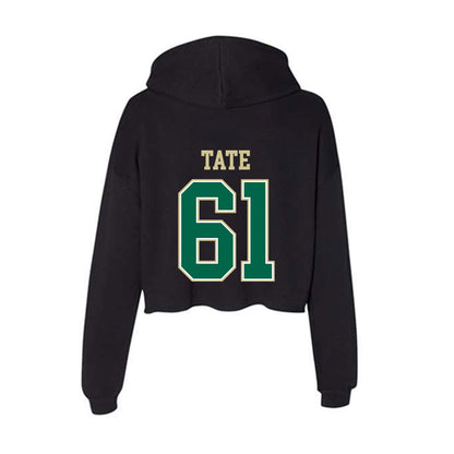 USF - NCAA Football : Julius Tate - Women's Crop Fleece Hooded Sweatshirt-1