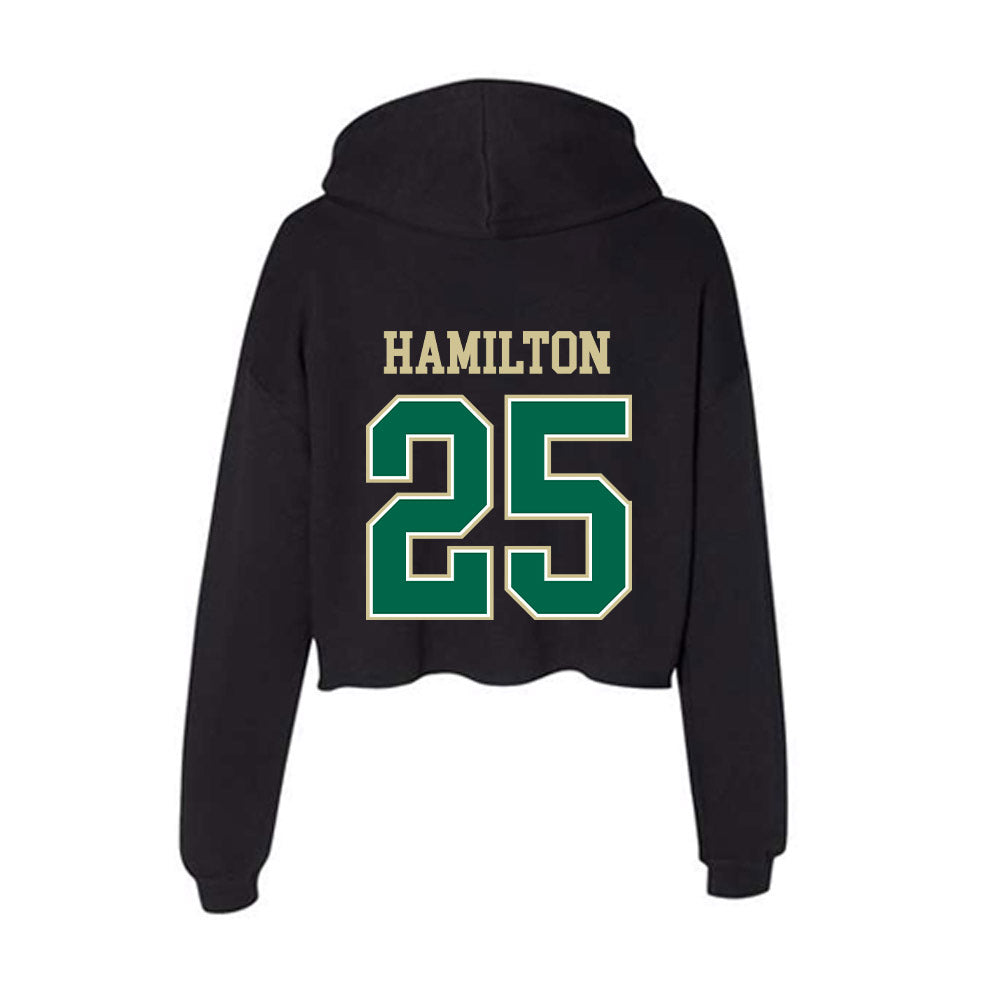 USF - NCAA Football : Zavier Hamilton - Women's Crop Fleece Hoodie-1