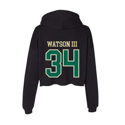 USF - NCAA Football : Rico Watson III - Women's Crop Fleece Hoodie-1