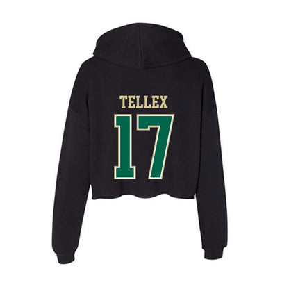 USF - NCAA Women's Soccer : Delaney Tellex - Women's Crop Fleece Hoodie-1