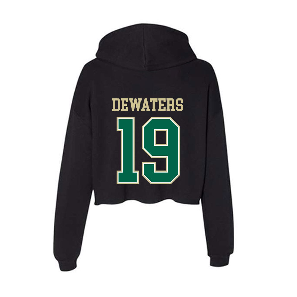 USF - NCAA Softball : Abbie DeWaters - Women's Crop Fleece Hoodie-1