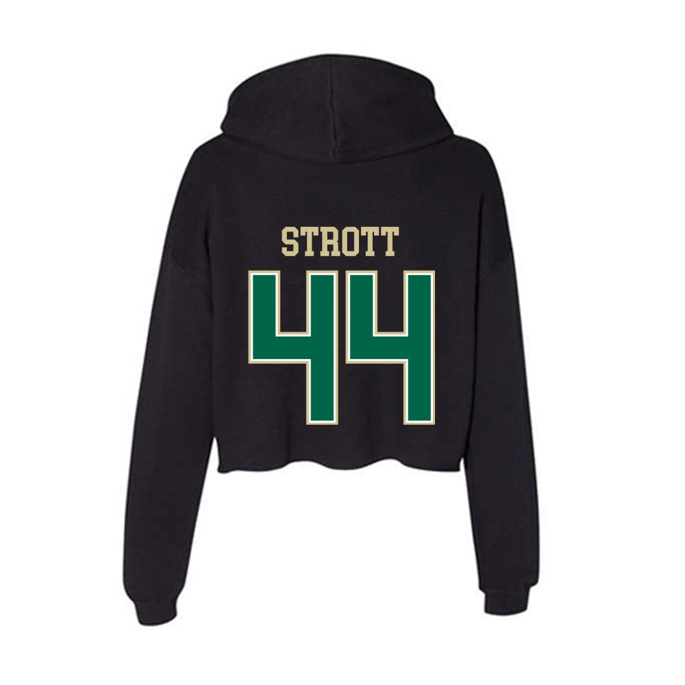 USF - NCAA Softball : Kiley Strott - Women's Crop Fleece Hoodie-1
