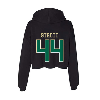 USF - NCAA Softball : Kiley Strott - Women's Crop Fleece Hoodie-1