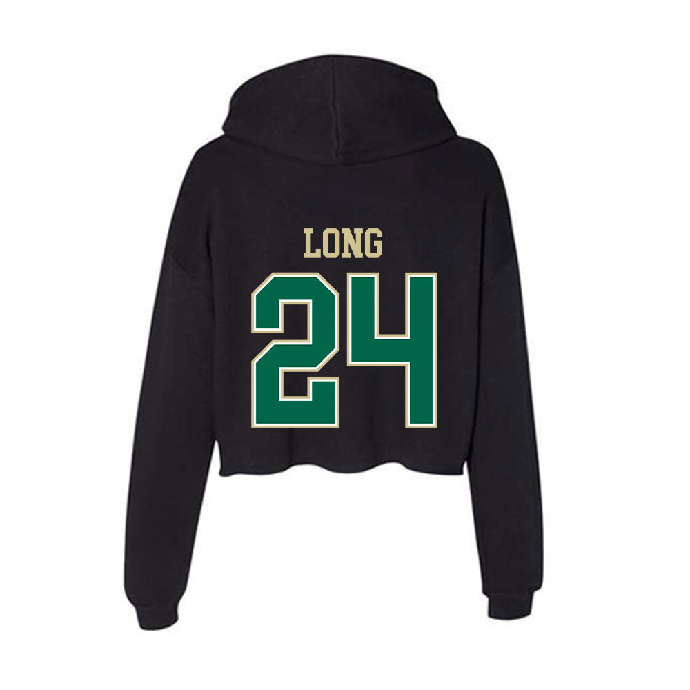 USF - NCAA Softball : Anne Long - Women's Crop Fleece Hoodie-1
