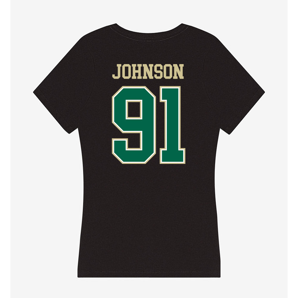 USF - NCAA Women's Lacrosse : Kalina "KJ" Johnson - Women's V-Neck T-Shirt-1