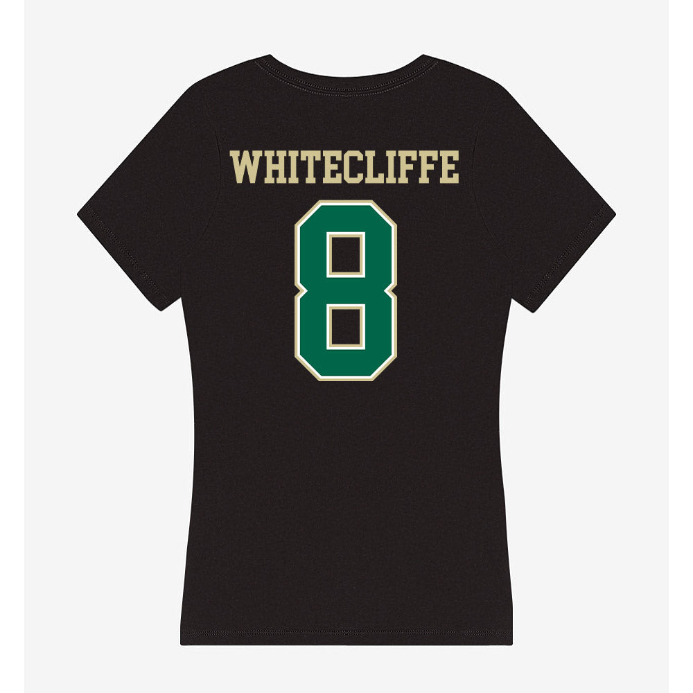 USF - NCAA Women's Lacrosse : Alex Whitecliffe - Women's V-Neck T-Shirt-1