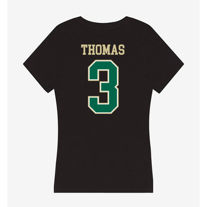 USF - NCAA Women's Volleyball : Miya Thomas - Women's V-Neck T-Shirt-1
