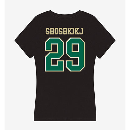 USF - NCAA Men's Basketball : Andrej Shoshkikj - Women's V-Neck T-Shirt-1