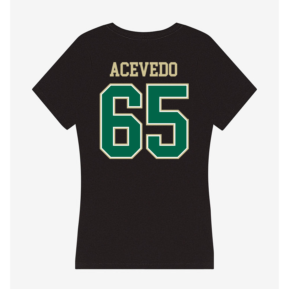 USF - NCAA Football : Jaylin Acevedo - Women's V-Neck T-Shirt-1