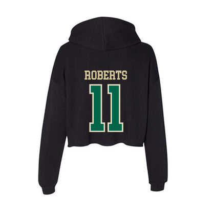 USF - NCAA Football : Dmari Roberts - Women's Crop Fleece Hooded Sweatshirt-1