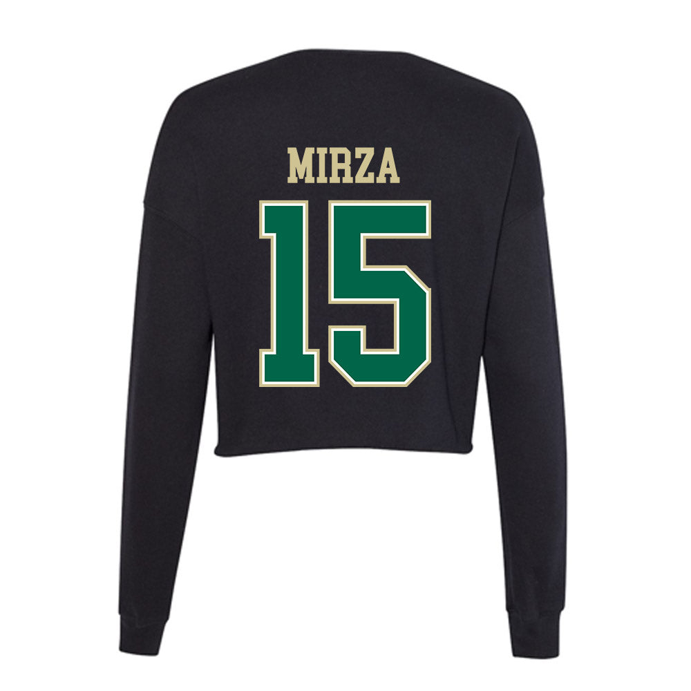 USF - NCAA Baseball : Jackson Mirza - Women's Cropped Crew Fleece-1