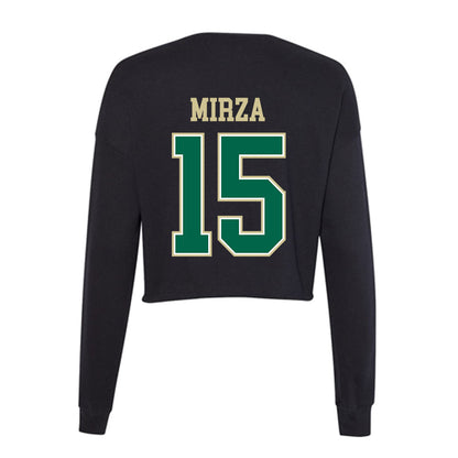 USF - NCAA Baseball : Jackson Mirza - Women's Cropped Crew Fleece-1