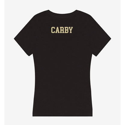 USF - NCAA Men's Track & Field : Kahiem Carby - Women's V-Neck T-Shirt-1