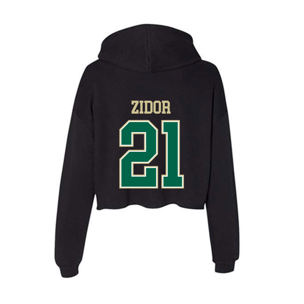 USF - NCAA Football : Victor Zidor - Women's Crop Fleece Hoodie-1