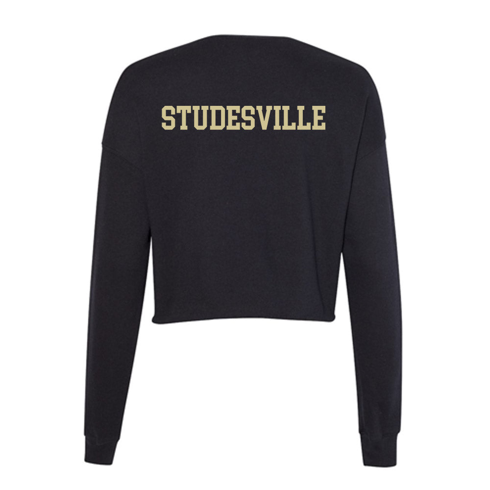 USF - NCAA Women's Track & Field : Sydni Studesville - Women's Cropped Crew Fleece-1