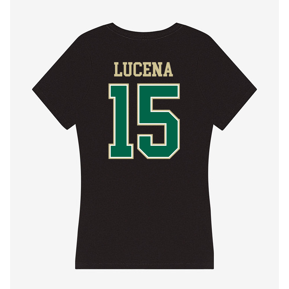 USF - NCAA Beach Volleyball : Raissa Lucena - Women's V-Neck T-Shirt-1