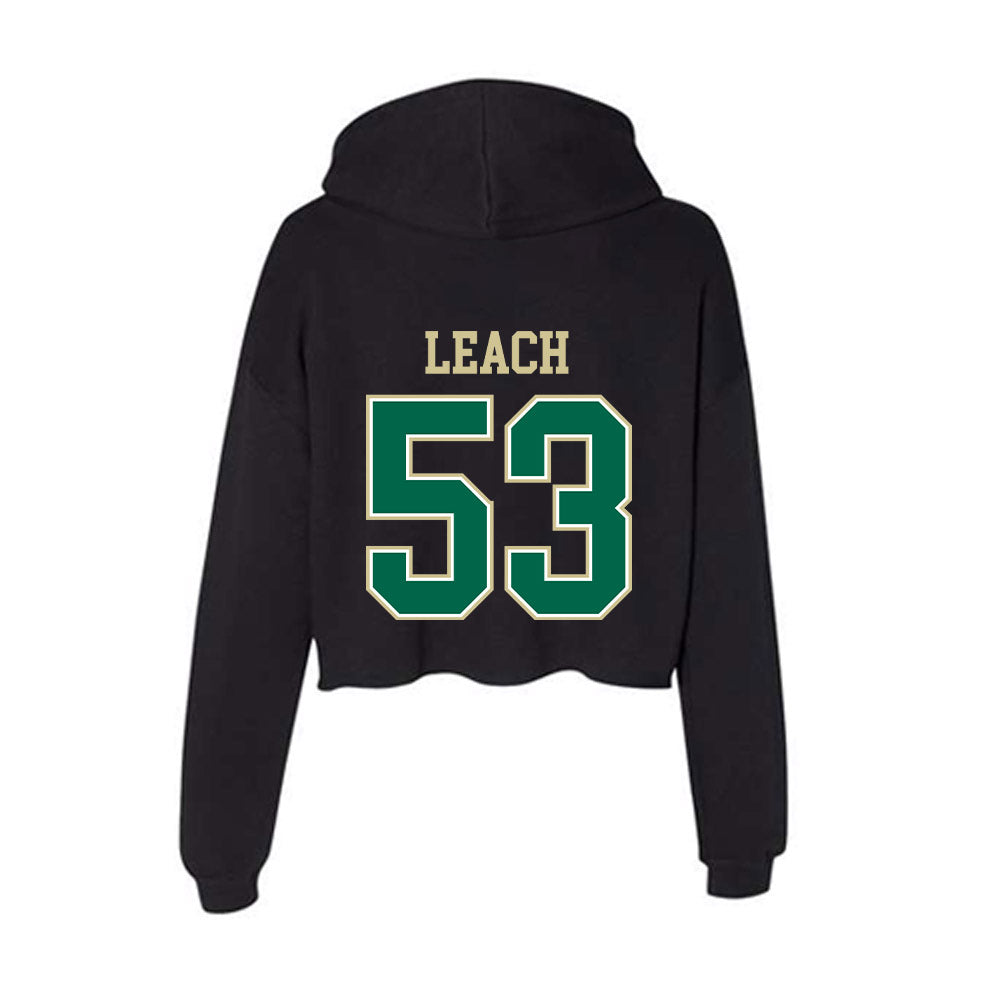 USF - NCAA Football : Gavin Leach - Women's Crop Fleece Hoodie-1
