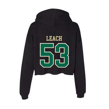 USF - NCAA Football : Gavin Leach - Women's Crop Fleece Hoodie-1