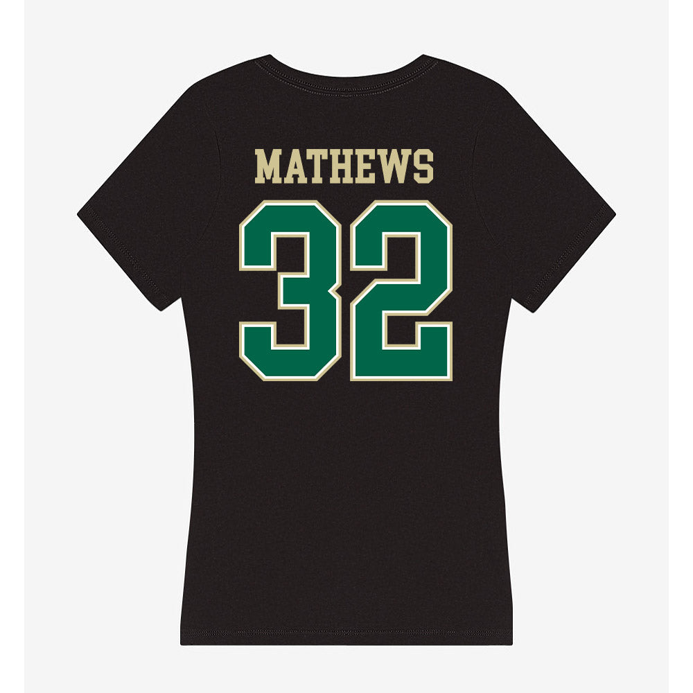 USF - NCAA Football : Connor Mathews - Women's V-Neck T-Shirt-1