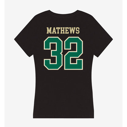USF - NCAA Football : Connor Mathews - Women's V-Neck T-Shirt-1
