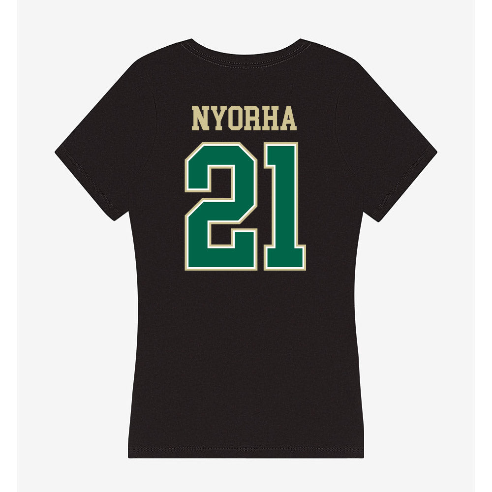 USF - NCAA Men's Basketball : Adriel Nyorha - Women's V-Neck T-Shirt-1