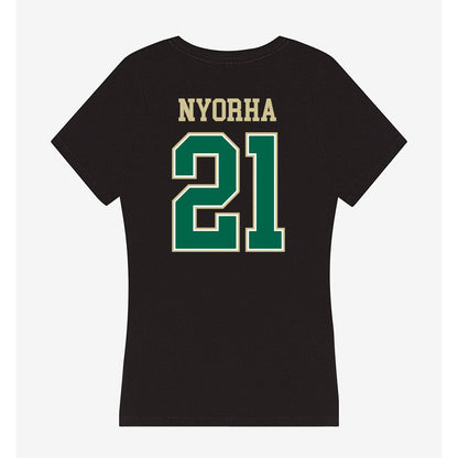 USF - NCAA Men's Basketball : Adriel Nyorha - Women's V-Neck T-Shirt-1