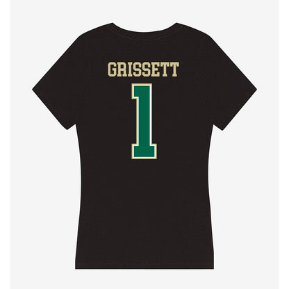 USF - NCAA Women's Lacrosse : Elise Grissett - Women's V-Neck T-Shirt-1