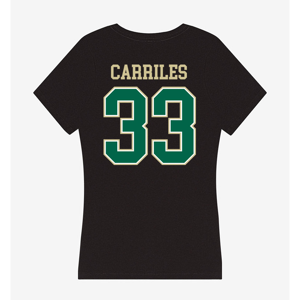 USF - NCAA Baseball : Santiago Carriles - Women's V-Neck T-Shirt-1