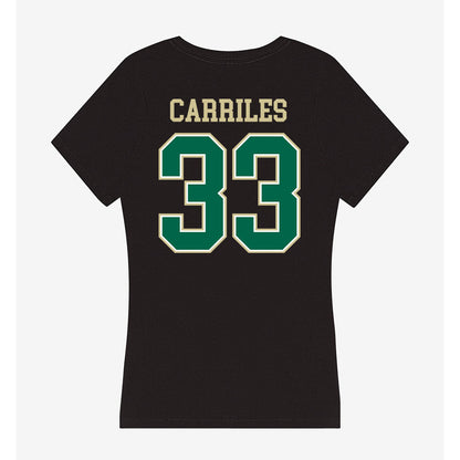 USF - NCAA Baseball : Santiago Carriles - Women's V-Neck T-Shirt-1